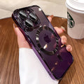 Desert Gold Clear Magnetic iPhone Case with Lens Guard